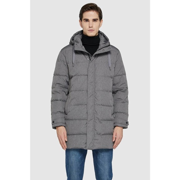 Orolay Mid-Length Warm Hooded Puffer Down Jacket SZ 2XL - Picture 3 of 4